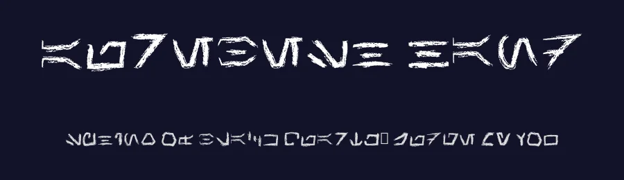 Aurebesh Hand by Cinematic Captures — Dingbats Font — thumbnail 2