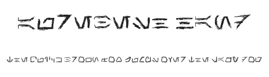 Aurebesh Hand by Cinematic Captures — Dingbats Font
