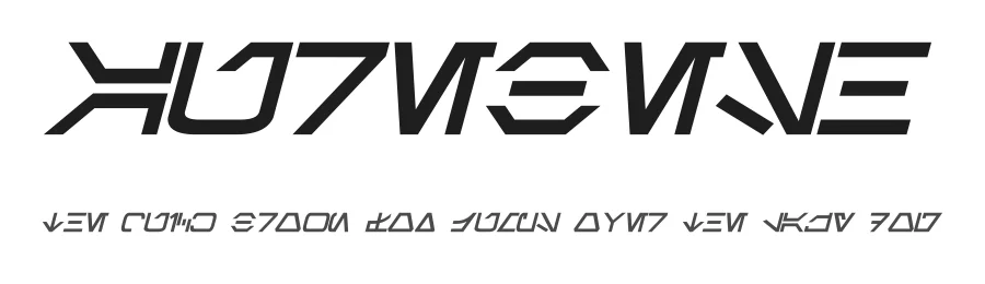Aurebesh by Pixel Sagas — Dingbats Font