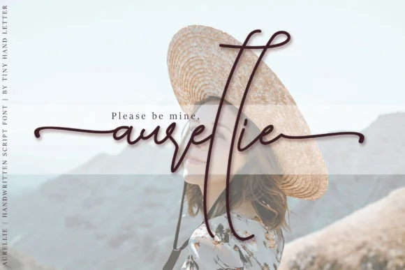 Aurellie Font by tinyhandletter — Script Handwritten Font