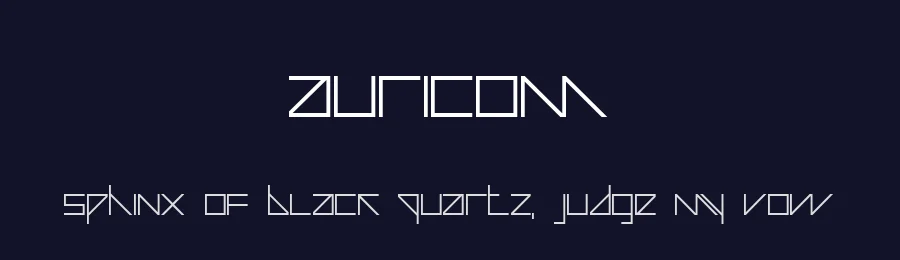 Auricom by Frederic — Display Font — thumbnail 2