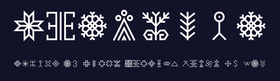 Auseklis by GGBotNet — Dingbats Font — thumbnail 2