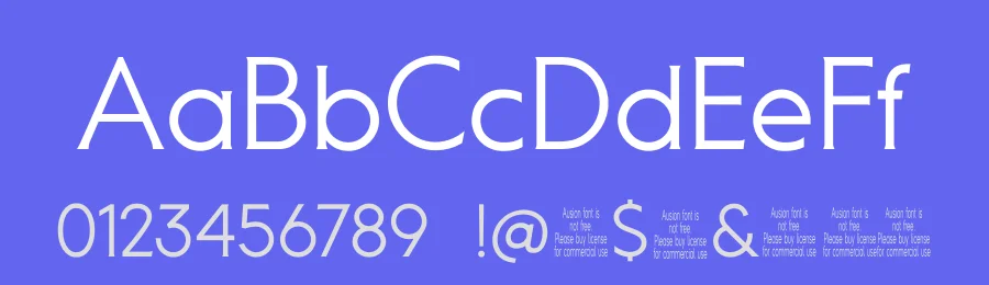 Ausion by andfonts — Serif Font — thumbnail 3