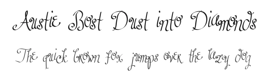 Austie Bost Dust into Diamonds