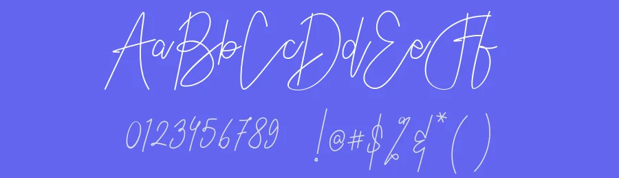 Austin Worth by Nartz type — Script Handwritten Font — thumbnail 3