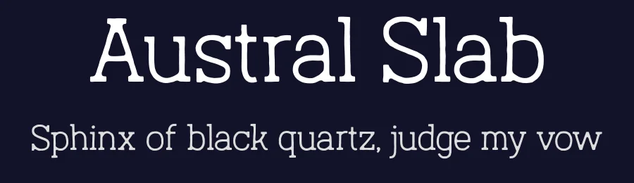 Austral Slab by Antipixel — Decorative Font — thumbnail 2