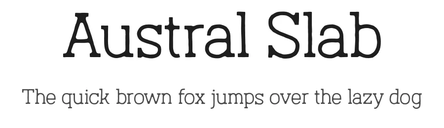 Austral Slab by Antipixel — Decorative Font