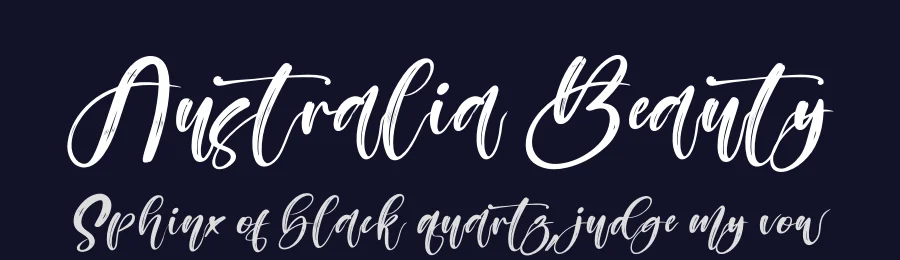 Australia Beauty by Perspectype Studio - Letterena.com — Script Handwritten Font — thumbnail 2