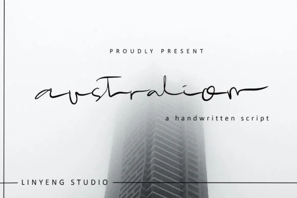 Australion Font by Linyeng Studio — Script Handwritten Font