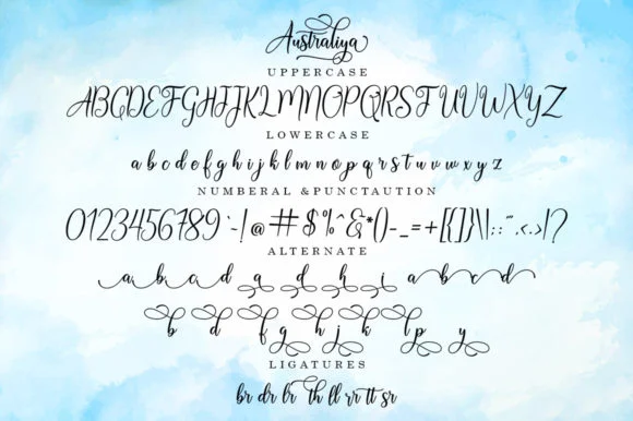 Australiya Font by Black Studio — Wedding Font — thumbnail 6