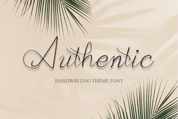 Authentic Font by erik studio by erik studio — Script Handwritten Font