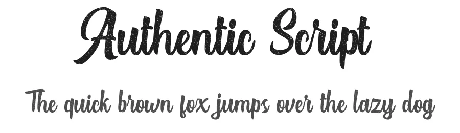 Authentic Script