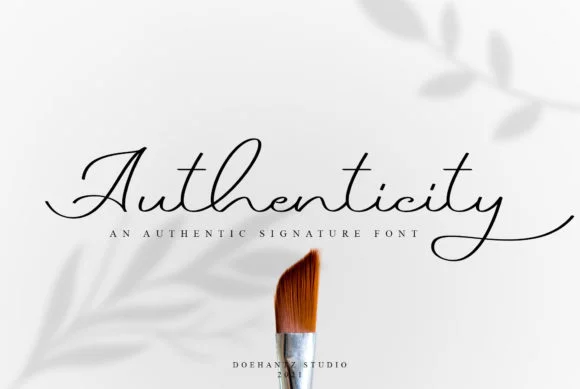 Authenticity Font by Doehantz Studio — Script Handwritten Font
