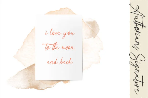 Authorians Font by Maulana Creative — Script Handwritten Font — thumbnail 9