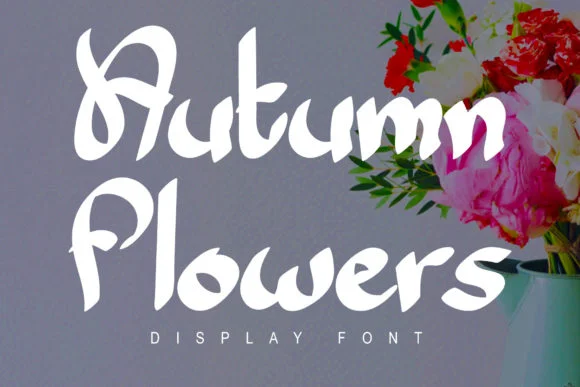 Autumn Flowers Font by Ansart — Script Handwritten Font