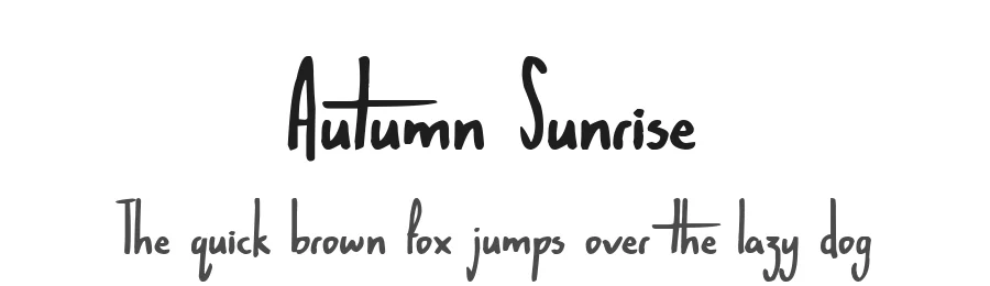 Autumn Sunrise