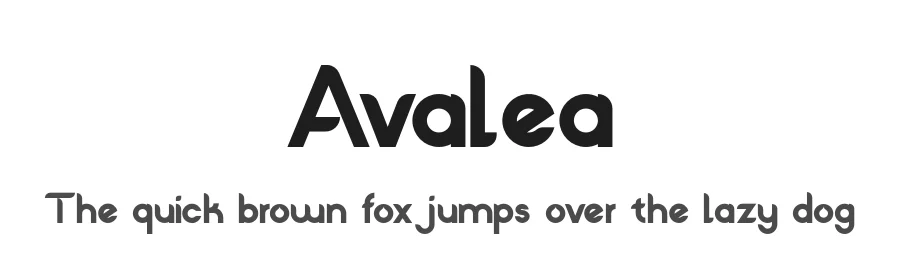 Avalea by setyaisiam _type — Decorative Font