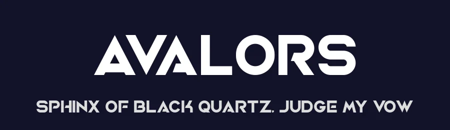 Avalors by Din Studio — Display Font — thumbnail 2