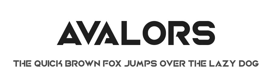 Avalors by Din Studio — Display Font