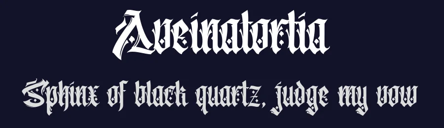 Aveinatortia by ilhamtaro — Script Handwritten Font — thumbnail 2