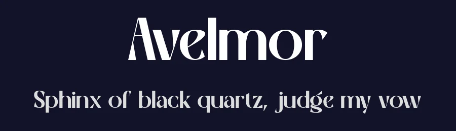 Avelmor by Muksal Creative — Sans Serif Font — thumbnail 2