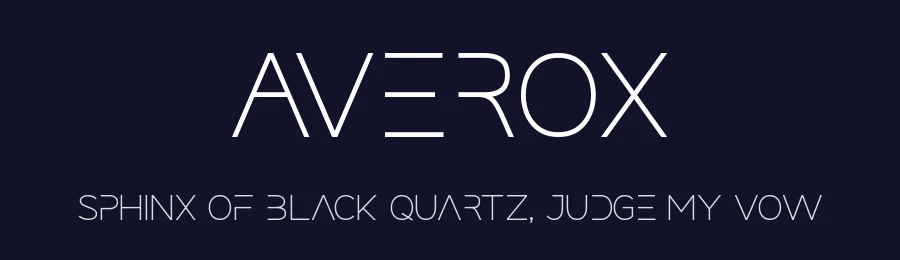 Averox by Almarkhatype — Display Font — thumbnail 2