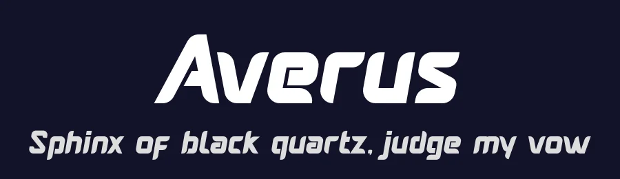 Averus by Nurf Designs — Display Font — thumbnail 2