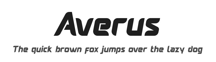 Averus by Nurf Designs — Display Font