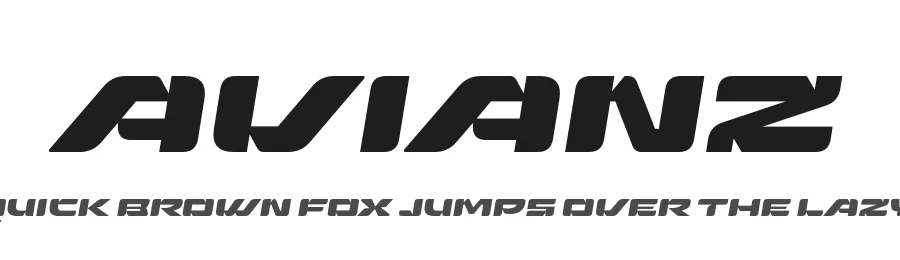 Avianz by Eko Bimantara — Display Font