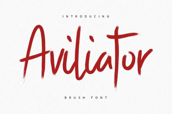Aviliator Font by Maulana Creative — Script Handwritten Font