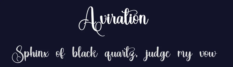 Aviration by Inermedia Studio — Script Handwritten Font — thumbnail 2
