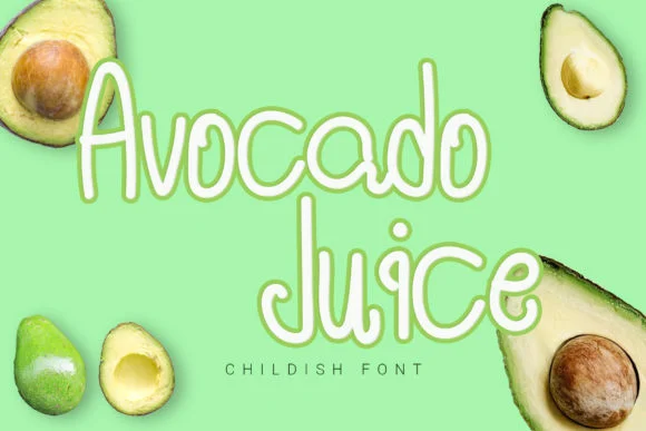Avocado Juice Font by airotype — Script Handwritten Font