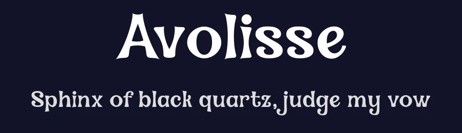 Avolisse by madeDeduk — Decorative Font — thumbnail 2