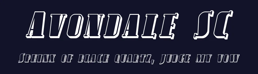 Avondale SC by Apostrophic Labs — Decorative Font — thumbnail 2