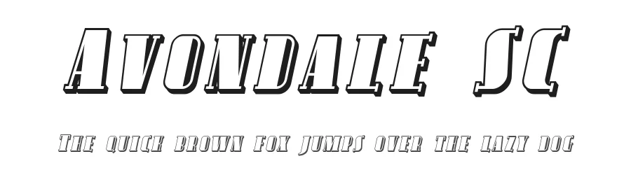 Avondale SC by Apostrophic Labs — Decorative Font