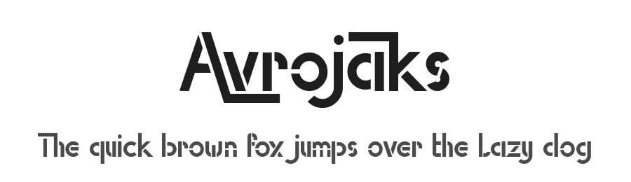 Avrojaks by Breh Creative — Decorative Font