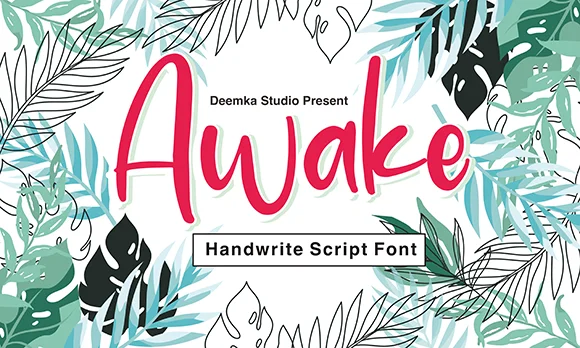 Awake Font by DEEMKA STUDIO — Script Handwritten Font