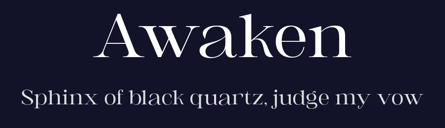 Awaken by StringLabs Creative Studio — Serif Font — thumbnail 2