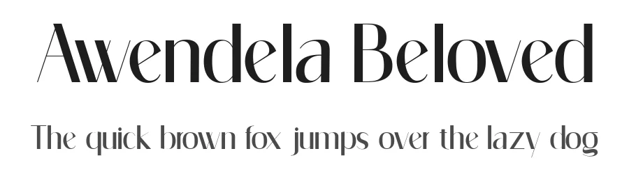 Awendela Beloved by Muksal Creative — Sans Serif Font