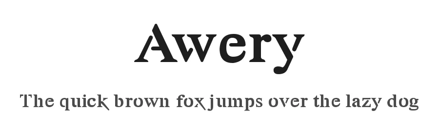 Awery by Typesgal â Decorative Font