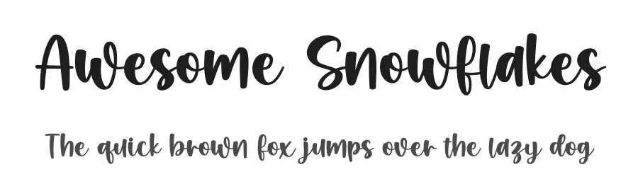 Awesome Snowflakes