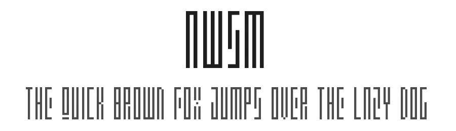 AWSM by JΓ¦n β Display Font