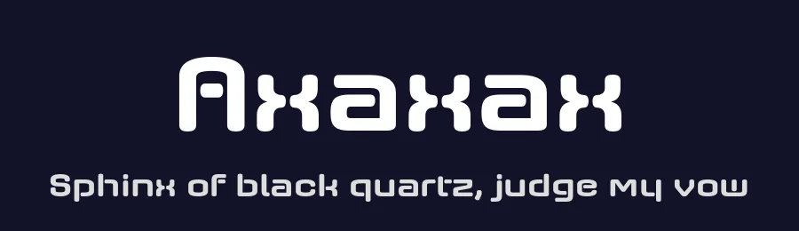 Axaxax by Typodermic Fonts — Display Font — thumbnail 2