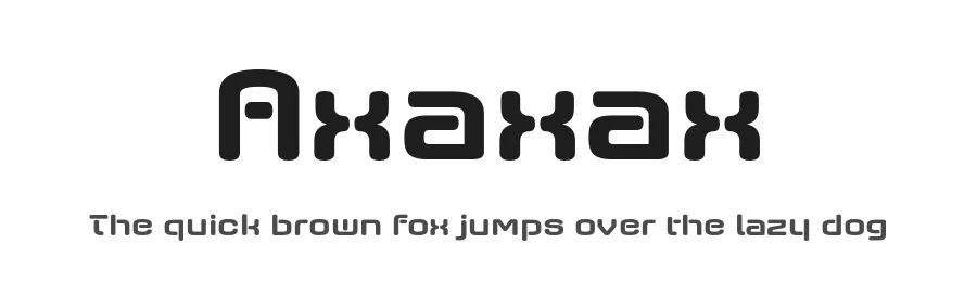 Axaxax by Typodermic Fonts — Display Font