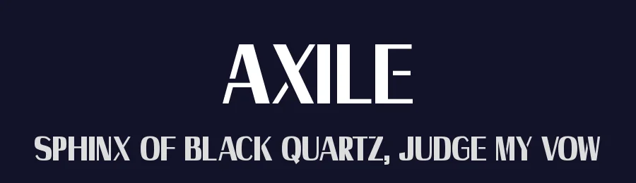 Axile by Md Shohail Bhuian — Sans Serif Font — thumbnail 2