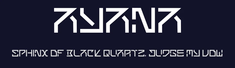 Ayana by Ideal Eksis — Display Font — thumbnail 2