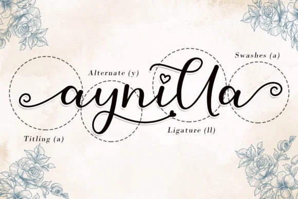 Aynilla Font by AEN Creative Studio — Script Handwritten Font — thumbnail 8