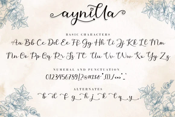 Aynilla Font by AEN Creative Studio — Script Handwritten Font — thumbnail 9