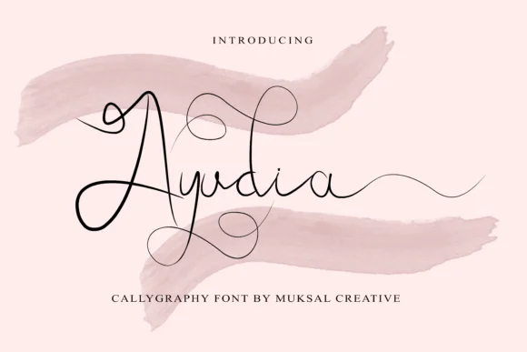 Ayudia Font by Muksal Creative — Script Handwritten Font