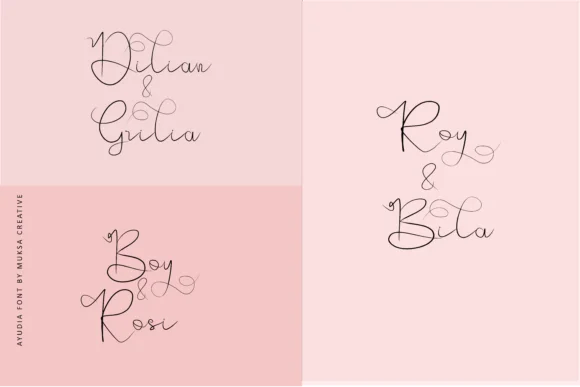 Ayudia Font by Muksal Creative — Script Handwritten Font — thumbnail 7